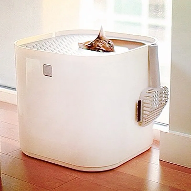 Kattenbak met top-entry design